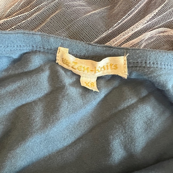 Zen Knits Comfy Cape One Shoulder Jumpsuit Size XS & XXS, Colors Black & Blue - Picture 7 of 14